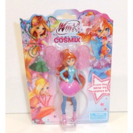 Witty Toys Limited New WINX Club Cosmix Fairy Doll Action Figure Lot Bloom Flora Stella 5" Set P12