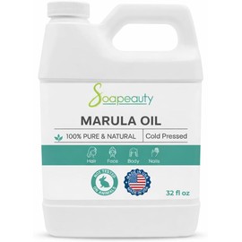 Aceite de marula, 100% puro, orgánico, prensado en frío, natural, 32 onzas
