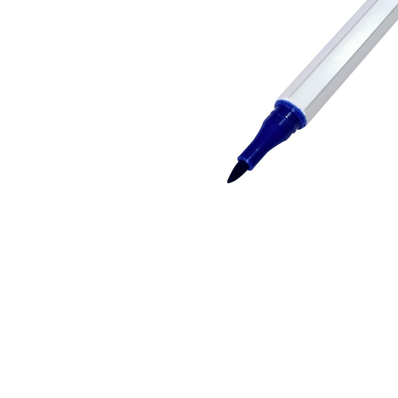 DOLLAR PointerStic Felt Tip Colouring Pens, BLUE, Medium Point (1.0mm),