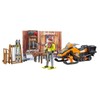 bruder 63102 Bworld Mountain Hut with Snowmobile & Figure 1:16