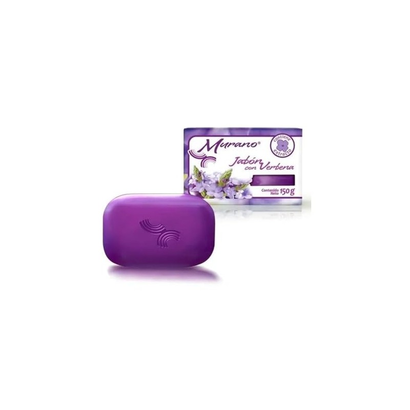 Jabón Barra Murano Natural Con Verbena 3 Pack De 150g