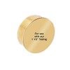 1.5" Flush Flat End Plug Solid Brass | Renovator's Supply