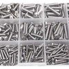 500PCS Pan Head Hex Socket Screws Stainless Steel Screw Nut
