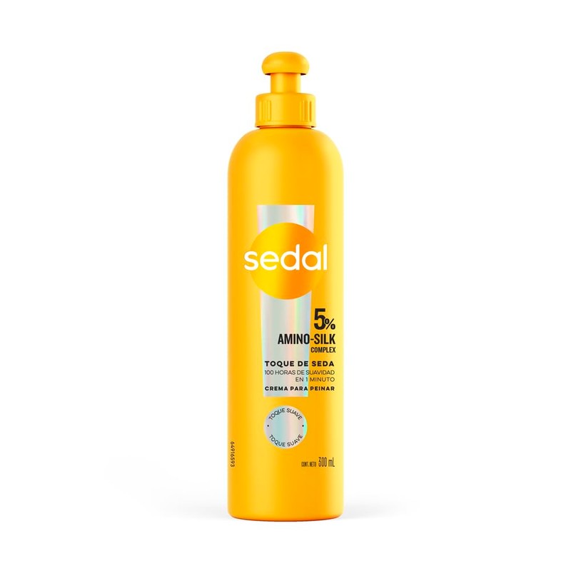 Sedal Crema para Peinar Toque de Seda, 300 mL