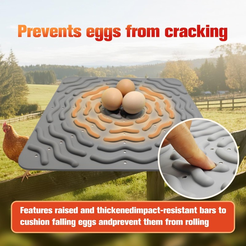 Washable Chicken Nesting Pads for Laying Eggs, 4Pcs Nesting Box