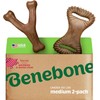 Benebone 2-pack Wishbone/Dental Durable Dog Chew Toys, Dog Toys for