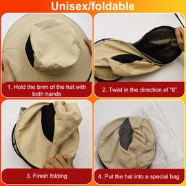 SZSMW 2 Mosquito Net Heads, Mosquito Hat with Net, Beekeeper Hat, Suitable for Fruit Ploughing, Fishing, Tea Picking and Beekeeping, It Is Comfortable and Breathable and Can Be Used For A Long Time,