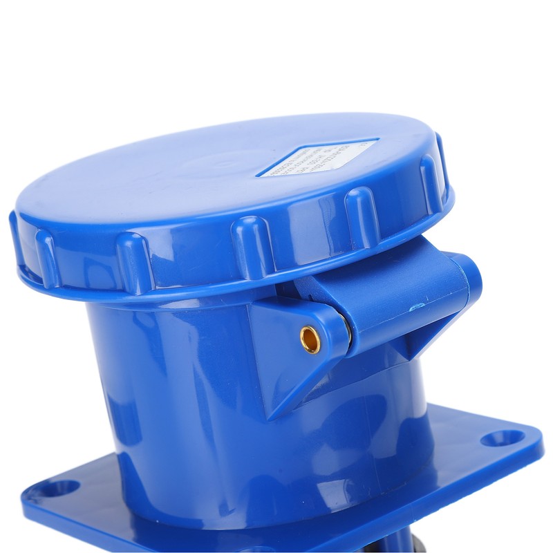 Waterproof Industrial Plug IP67 Compact Insulation 3 Cores Rubber Sealing