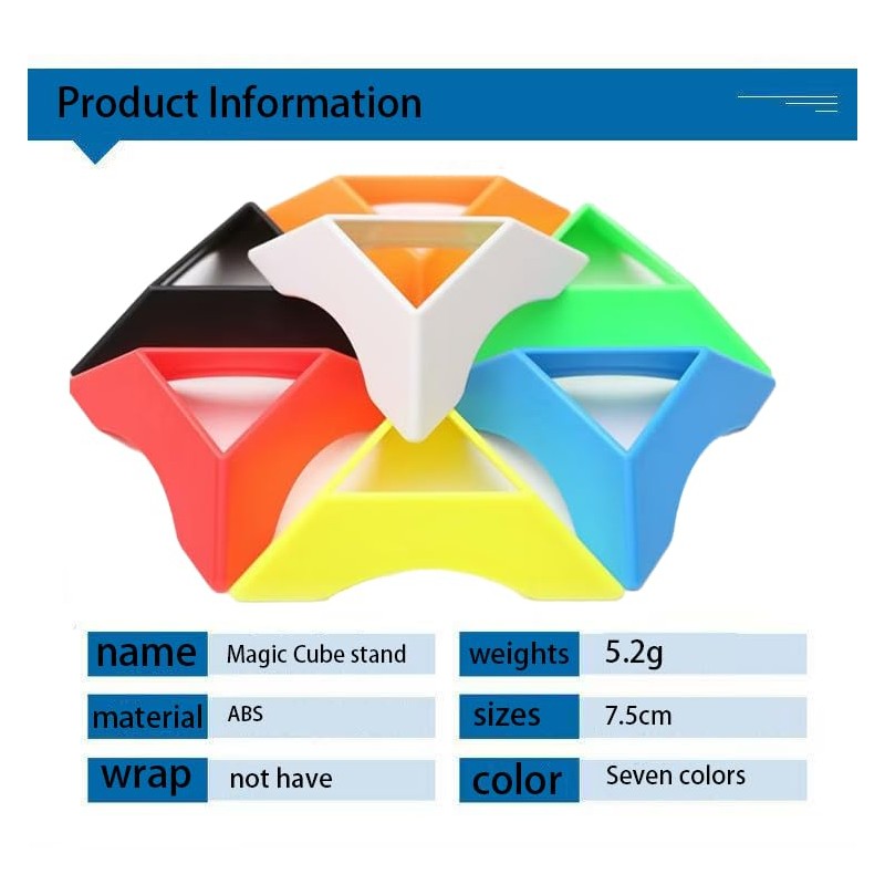 YILUYUANLANOPR 7 Color 28 -Piece Cube Stand Set - Fits