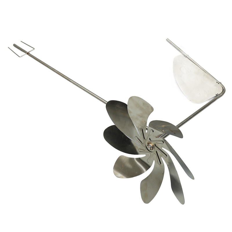 Metal Windmill 360 Degree Rotation Rustproof Waterproof Decorative Stake Wind