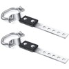 Geetery 4 Pcs Exhaust Hangers Muffler Hanger Swivel Tail Pipe