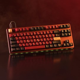 DROP + Redsuns GMK Red Samurai Keycap Set for Tenkeyless Keyboards - Compatible with Cherry MX Switches and Clones (TKL 96-Key Kit)