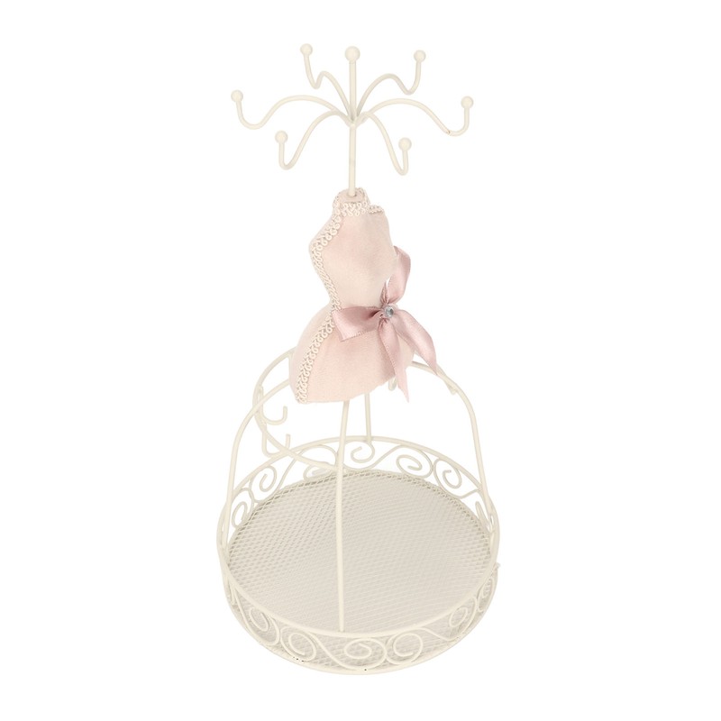 Mannequin Dress Jewelry Display Stand Earrings Necklace Storing Multifunctional Display