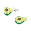 Avocado Fruit Earrings - 925 Sterling Silver