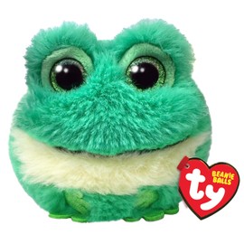 TY Gilly Frog Beanie Ball 7cm - Squishy Beanie Baby Soft Plush Toys - Collectible Cuddly Stuffed Teddy