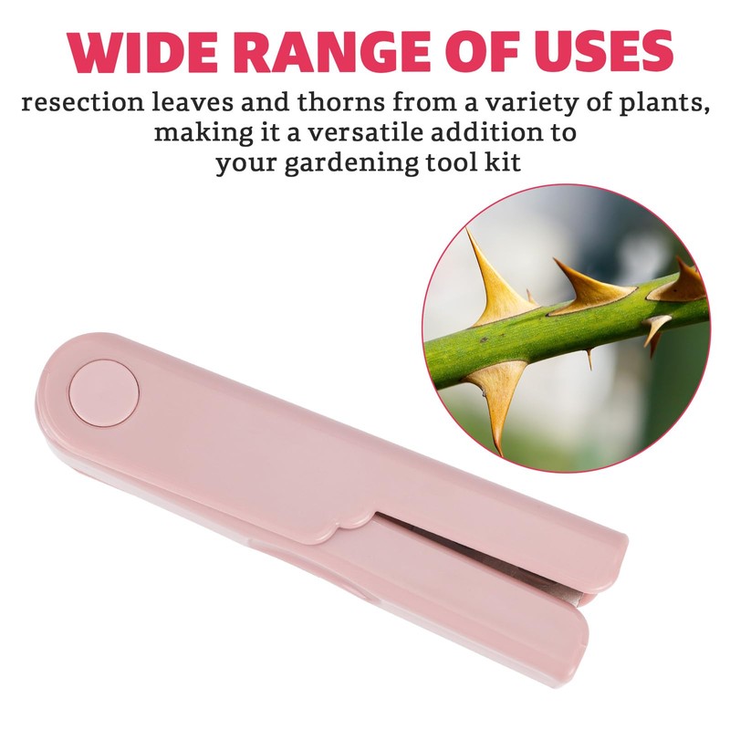 lasuroa Rose Thorn Stripper Tool, Pink Rose Stem Stripper Remover