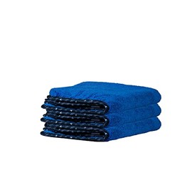 Chemical Guys Toallas de Microfibra Premium de Calidad Profesional, Azules (16" x 16") (Paquete de 3) - Seguras para Lavar Coches, Limpiar el hogar y 