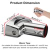 Kokone Shower Curtain Rod Bracket Set of 2 Adjustable 180°
