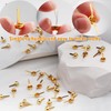 EuTengHao 700Pcs Brass Fasteners Scrapbooking Brads Round Head Brass Plated