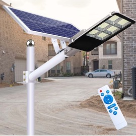 Unbranded 2000W Commercial LED Solar Street Lights Outdoor Ultra Daylight IP67 Waterproof