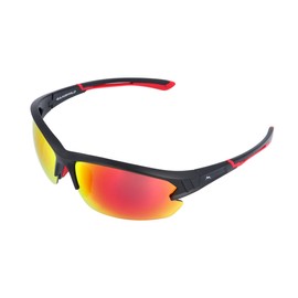 Gamswild WS6028 Sunglasses Sports Glasses Ski Goggles Cycling Glasses Men Women Unisex Blue Red Orange Purple, Red orange