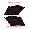 HCmotorku Motorcycle Saddlebag Liners 4" Extended Saddlebags Inserts Fits for