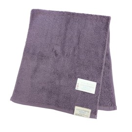 Nissen Shoko CE8020 Kokochena Karayui Face Towel, Dark Purple, Approx. 13.4 x 31.5 inches (34 x 80 cm)