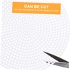 Gatuida 20PCS DIY Round Plastic Mesh Grid Plate for Cross