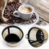 Coffee Filter Stainless Steel Coffee Machine Reusable Cone Coffee Filter