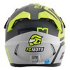 FC-Moto Flex Motocross Helmet, Black/Yellow, XL