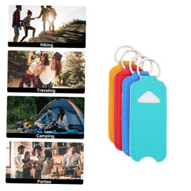 Minkissy 12pcs Pu Lipstick Holder Keychain Portable Lip Balm Keychain Storage Compact Lipstick Sleeve for Makeup for Travel and Everyday Use