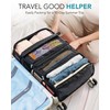 Vokelater Suitcase Organizer, Travel Luggage Organizer Hanging Shelves Packing Cube