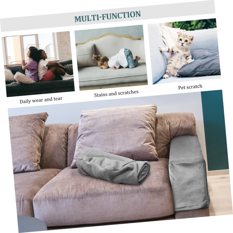NOLITOY Sofa Armrest Covers Pcs Couch Slipcover Stretch Furniture Protector