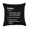 Definition of bobby for dating singles co-workers Throw Pillow
