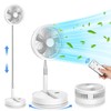 Portable Foldable Oscillating Travel Fan - 8.6" Battery Powered