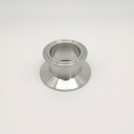 2" Tri Clamp to 1.5" Tri Clamp Concentric Reducer Adapter 2"x1.5" Tri Clover Compatible End Cap Reducing Tube Fitting