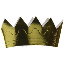 Creative Converting 27138391 Minicoronas 6 Unidades, Dorado