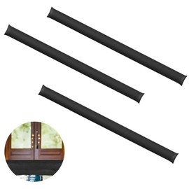 Water Barrier 5 ft x 6.5 inch Water Activated Flood Barriers, Sandless Sandbag for Flooding Reusable Water Absorber Water Absorbing Snake for Absorbent Prevention for Garage and Basement (3 Pack)