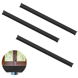 Water Barrier 5 ft x 6.5 inch Water Activated Flood Barriers, Sandless Sandbag for Flooding Reusable Water Absorber Water Absorbing Snake for Absorbent Prevention for Garage and Basement (3 Pack)