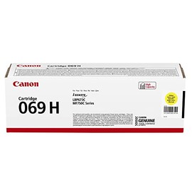 Canon 069H - High Yield - Yellow - Original - Box - Toner Cartridge - for i-SENSYS LBP673Cdw, LBP673dw, MF752Cdw, MF754Cdw