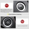 Carbon Fiber Car Engine Start Button Trim