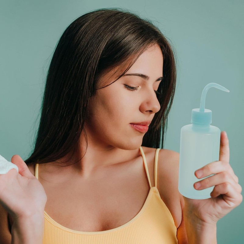 3 piezas Botella de Lavado para Pestañas Flexible y Resistente