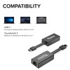Plugable Adaptador USB C a Ethernet, Velocidad Gigabit rápida y