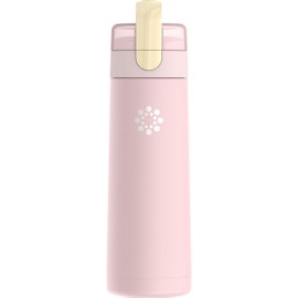 Lifefactory 20oz Stainless Steel Hydration Bottle with Straw Cap - Desert Rose