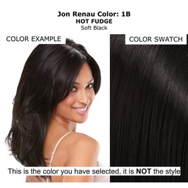 Easihair Crush Ponytail Color 1B Hot Fudge- Hairpieces Curls 7.5-10" Length Reversible Claw Clip Hair Attachment Synthetic Curly Layered Pony Wavy Easy Clip On Bundle Hairloss Booklet