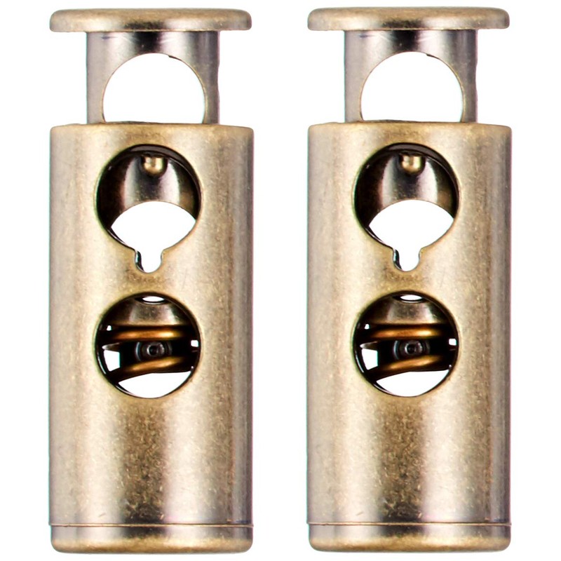 NBK コードストッパー アンティークゴールド 2個入 LCS2