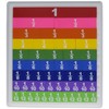 School Smart Color-Coded Fraction Tiles - Set of 51 -