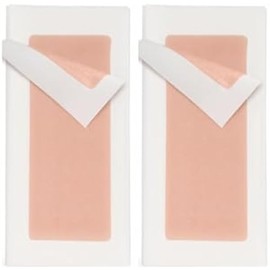 Wax Strips Hair Removal for Women: Natural Home & Travel Brazilian Body Waxing Strip for Bikini Armpit Leg - Vegan & Sensitive Skin Friendly, 40 Ct With Wipes