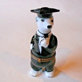 LaGloriette Limoges PEINT MAIN LIMOGES TIRNKET-POLAR GRADUATE