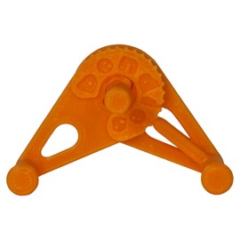 LST Plant Training Clips - v2.0 Adjustable Low Stress Support Clips for Stem Bending, Grow Tent, Plant Ties & Gardening Accessories (100, Orange)